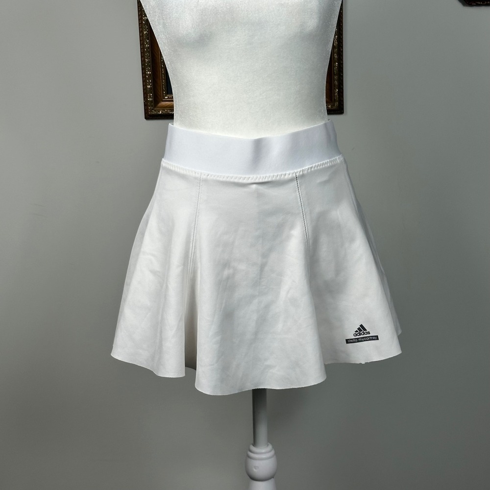 Stella McCartney x Adidas White Activewear Skort - SIZE est. L Athleisure